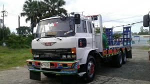 ขาย10ล้อ1เพลา HINO F18ลากรถเกี่ยวข้าว HO7C185 ทะเบียนครบ เอกสารทะเบียนครบ 